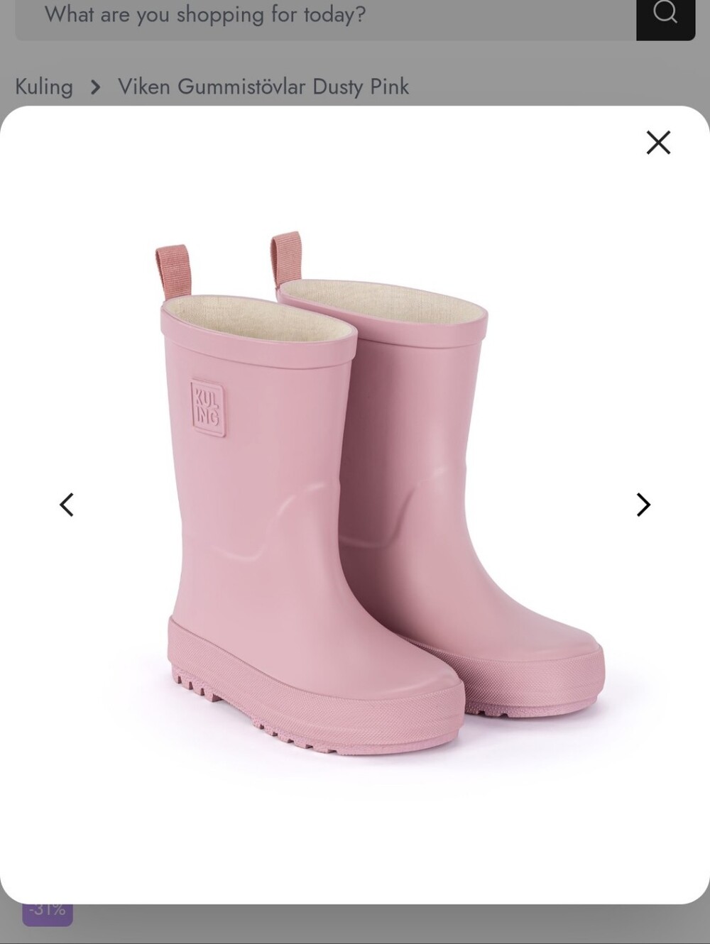 Kuling Woody Rose Waterproof Rain Boots
